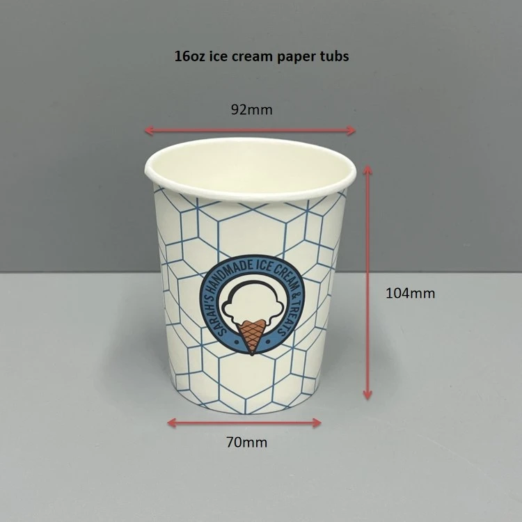 16oz custom ice cream paper cup 16oz custom ice cream paper cup