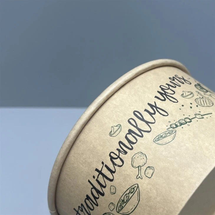 1000ml custom printing kraft bowl
