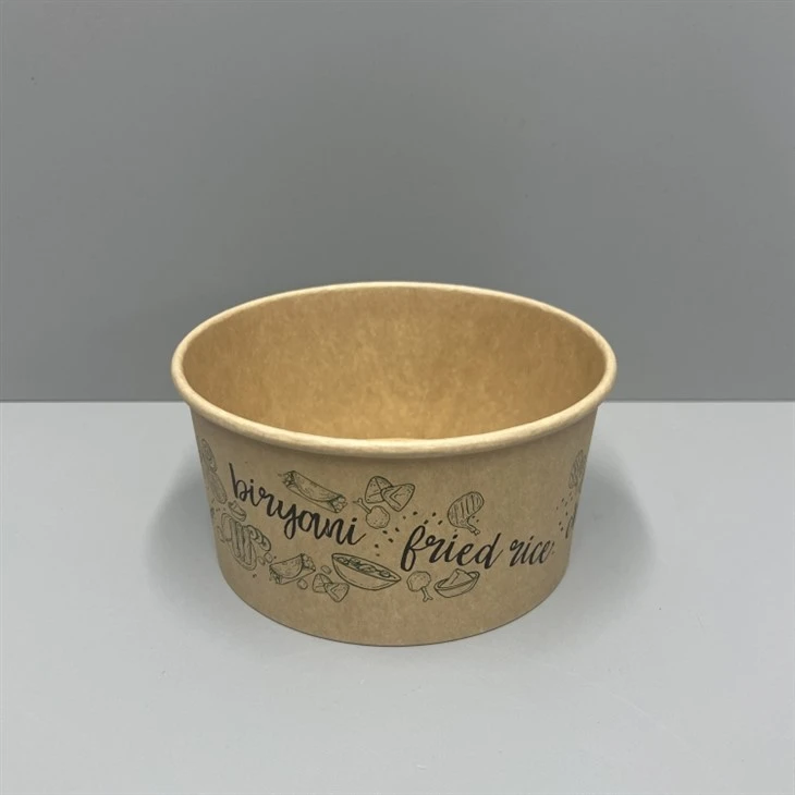1000ml kraft bowl printing
