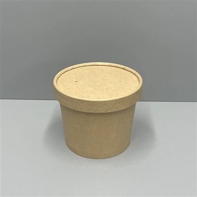 12oz papírové nádoby na těstoviny s odvětrávanými víčky